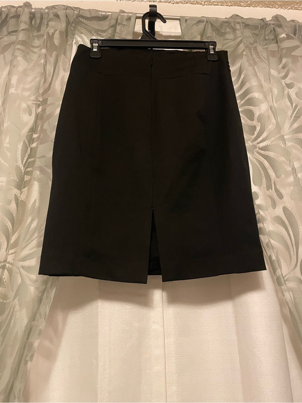 Express Black Pencil Skirt with Waist Pleat Detail - Picture 3 of 5
